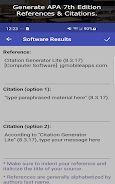 Citation Generator Lite ภาพหน้าจอ 1