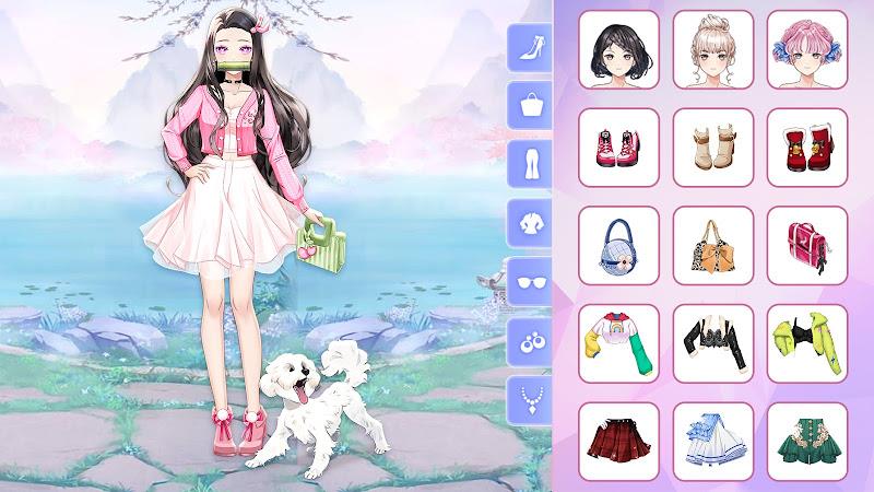 Schermata Anime Fashion Princess Dressup 2