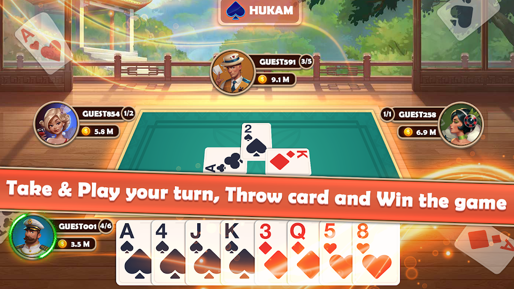Kachuful - Judgement Card Game Capture d'écran 1