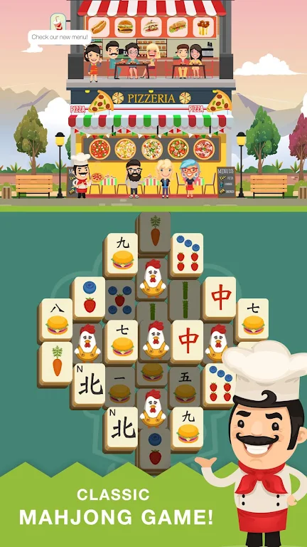 Mahjong Cooking Tower - Match & Build Your Tower Captura de pantalla 1