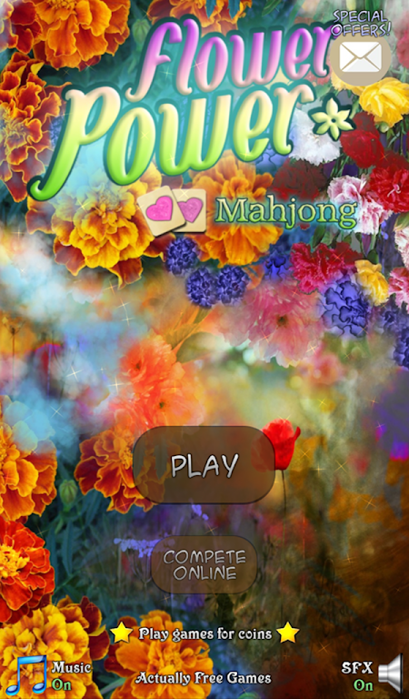 Hidden Mahjong: Flower Power ภาพหน้าจอ 1