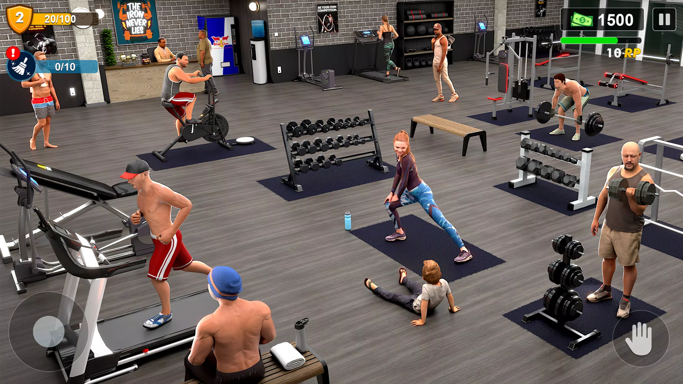 Workout Gym Simulator Game 24 Captura de pantalla 2