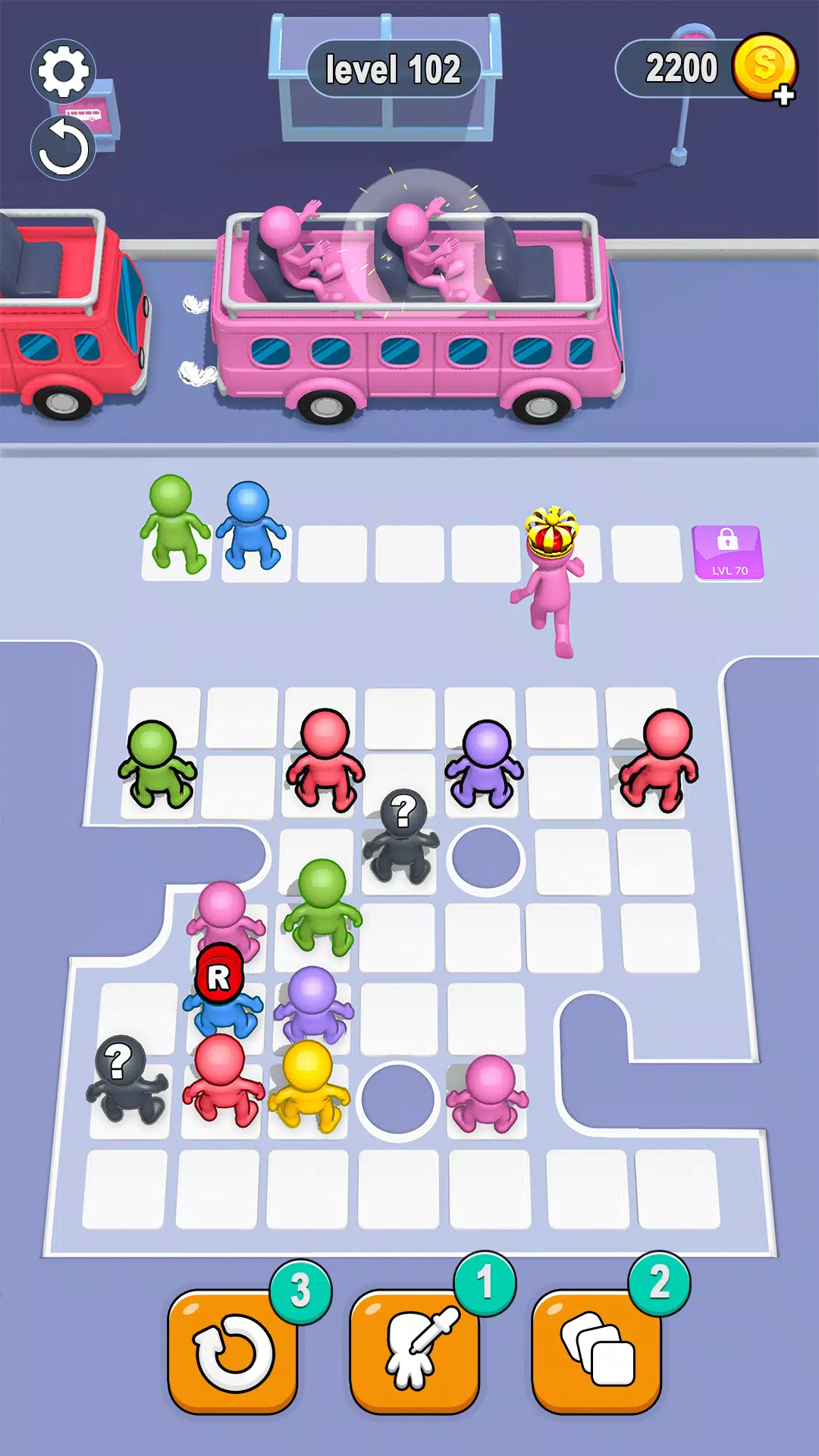 Bus Jam 3D Games Tangkapan skrin 1