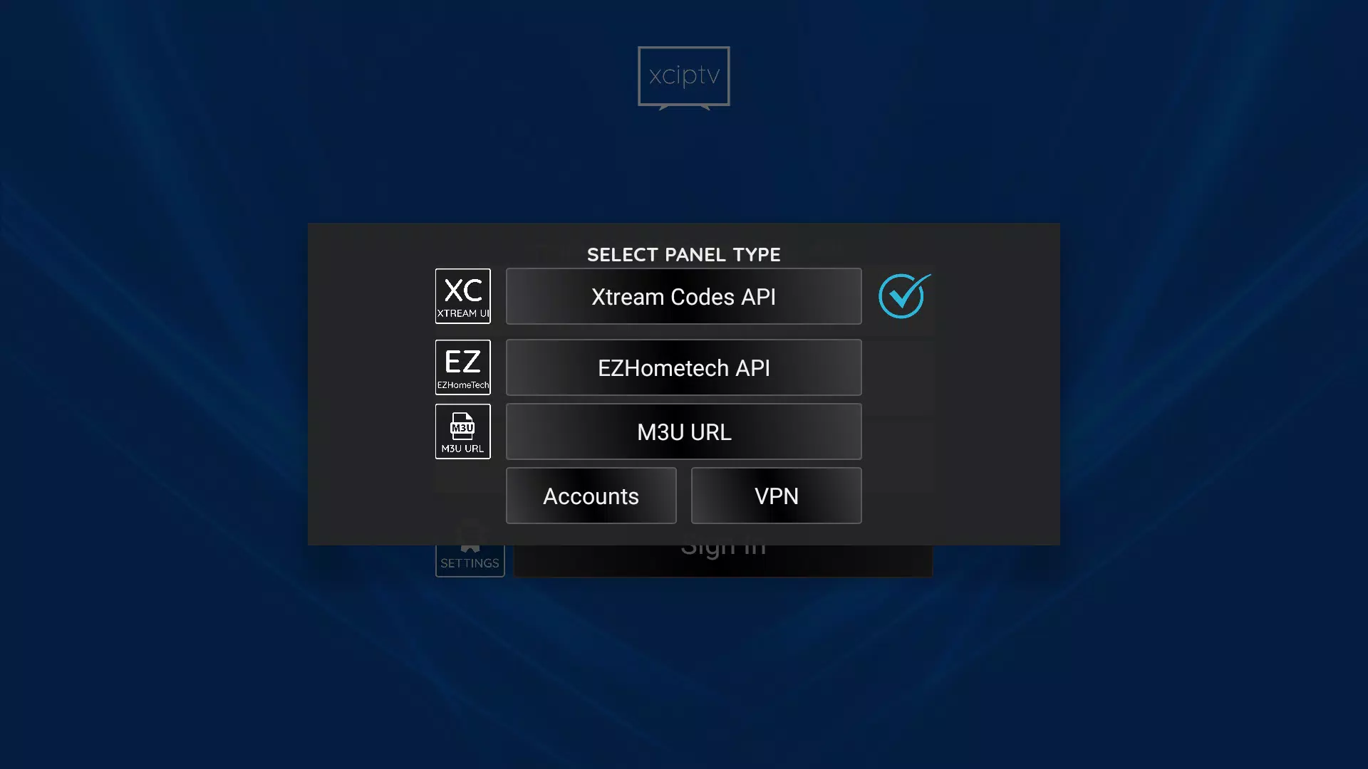 XCIPTV PLAYER स्क्रीनशॉट 4
