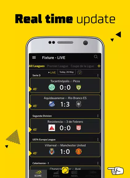 Live Score: football scores Tangkapan skrin 2