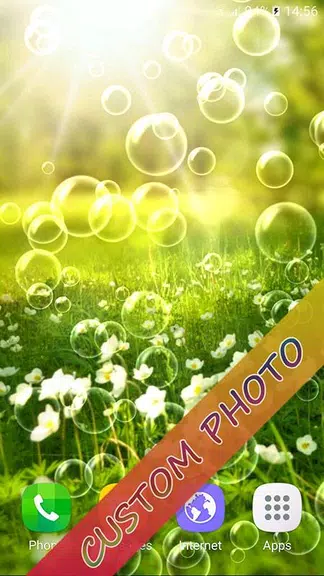 Bubble Live Wallpaper ဖန်သားပြင်ဓာတ်ပုံ 1