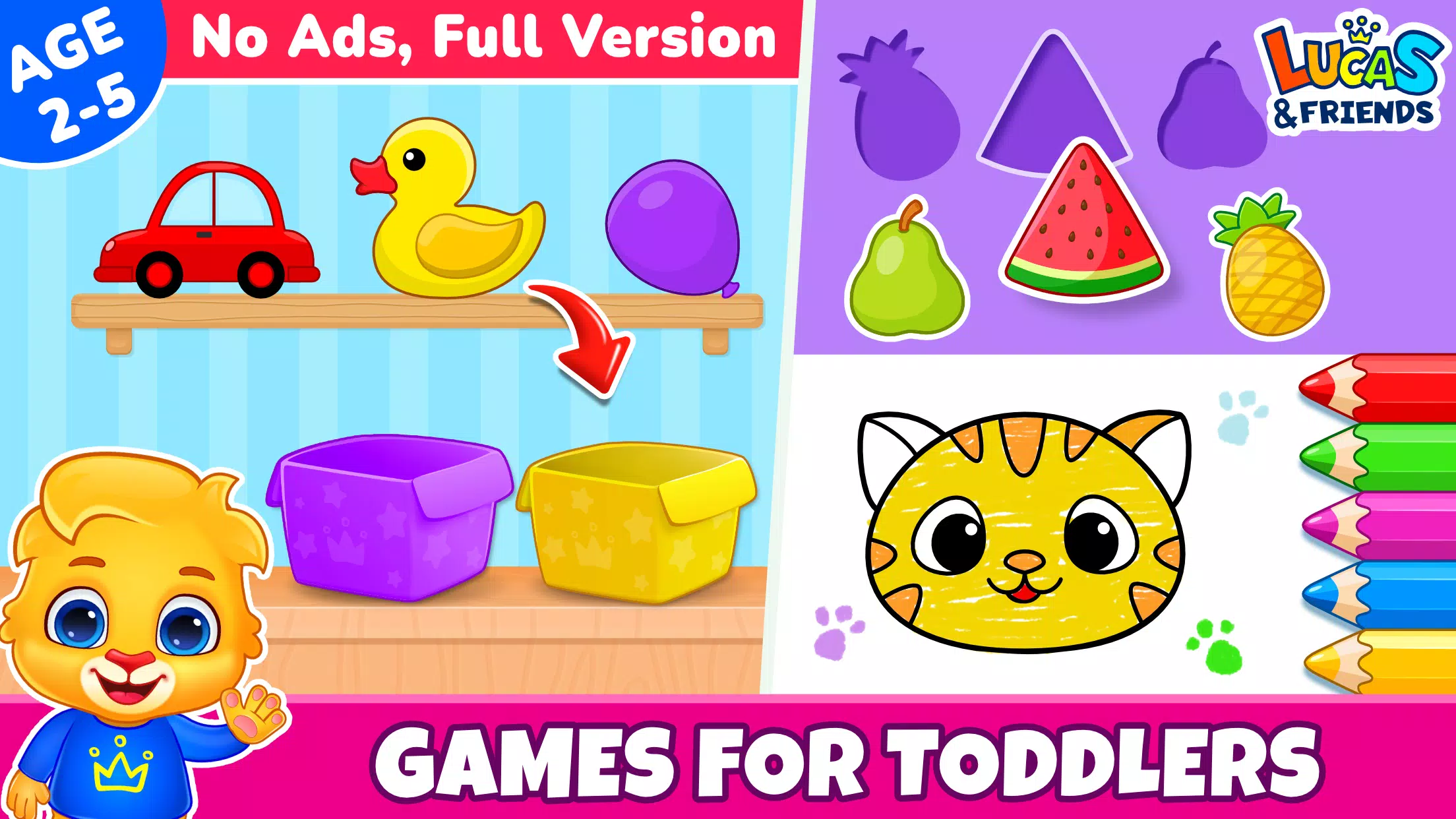 Kids Toddler & Preschool Games Tangkapan skrin 1