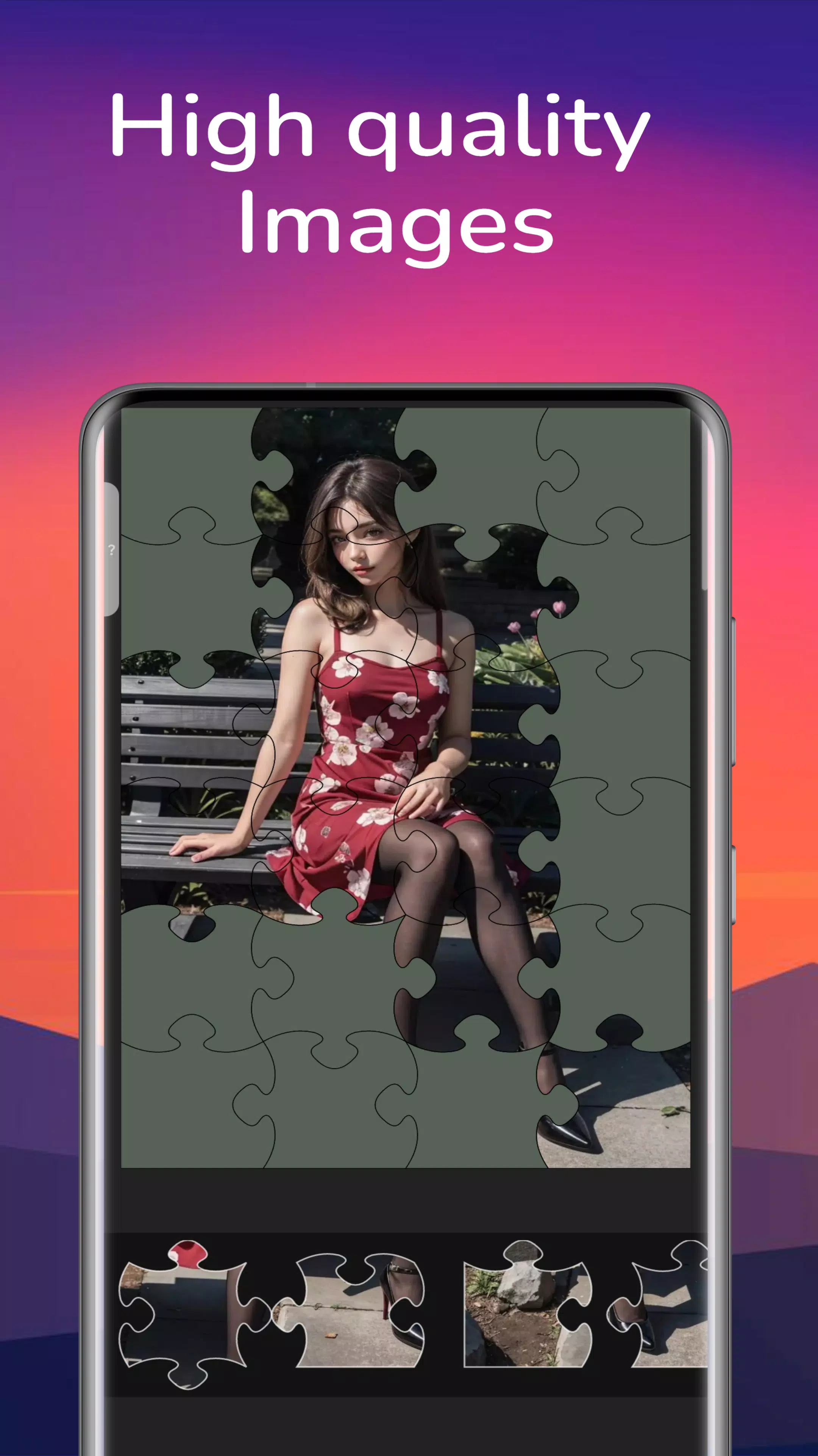 Jigsaw Puzzle - AI Girls ဖန်သားပြင်ဓာတ်ပုံ 3