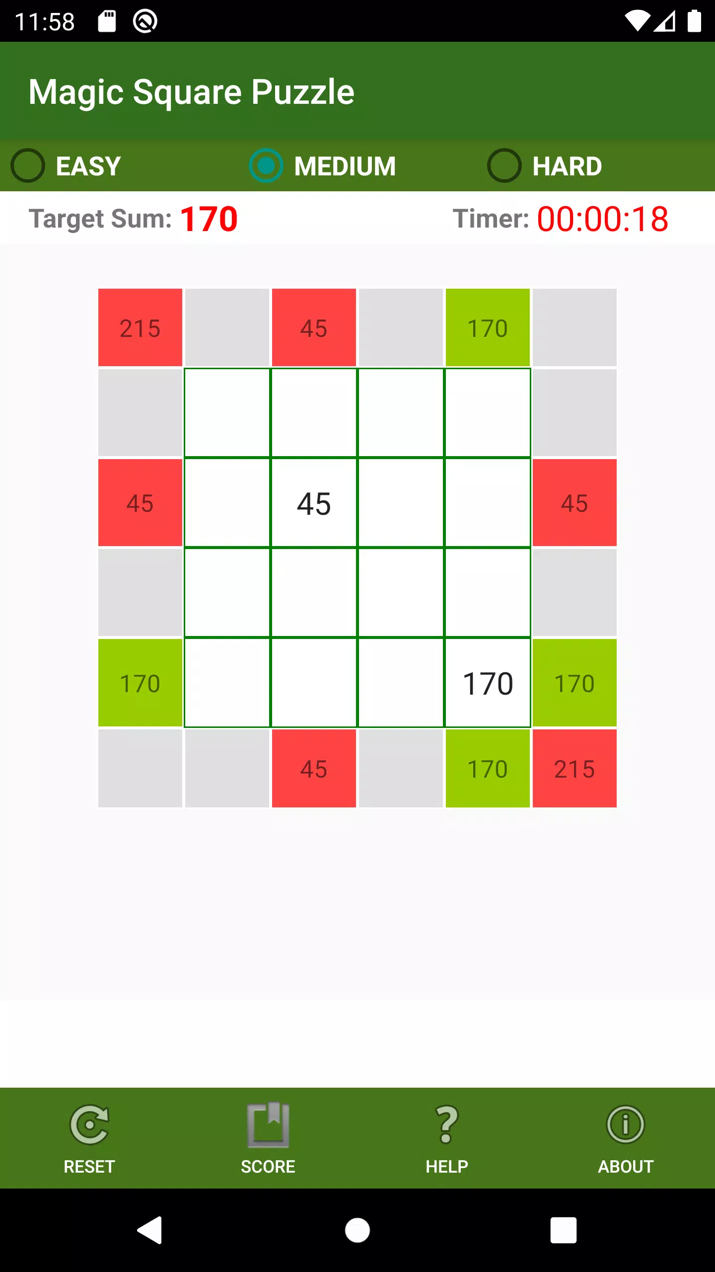 Magic Square Puzzle Schermafbeelding 4