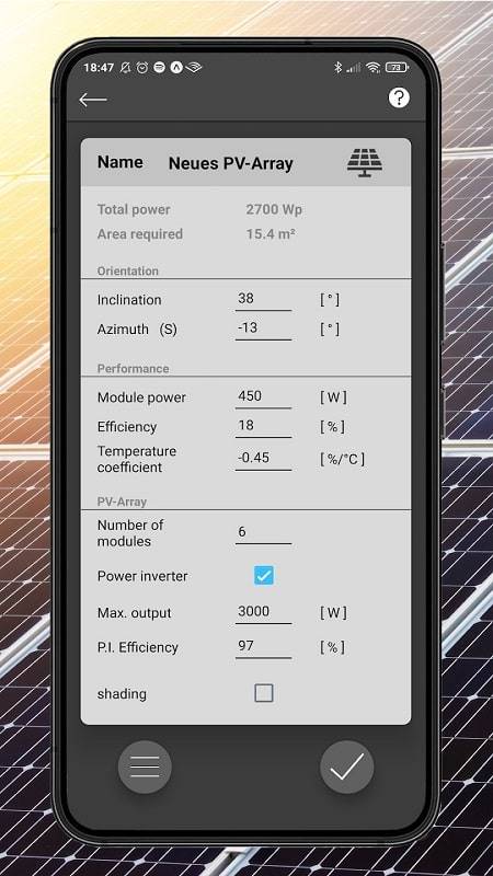 PV Calculator Premium スクリーンショット 1