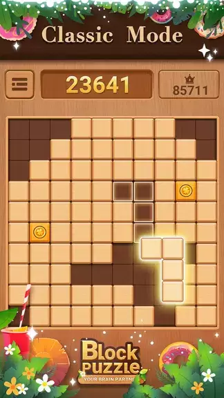 Blockrealm: Wood Block Puzzle Tangkapan skrin 1