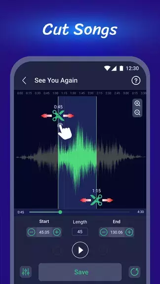 Ringtone Maker, MP3 Cutter Ekran Görüntüsü 2