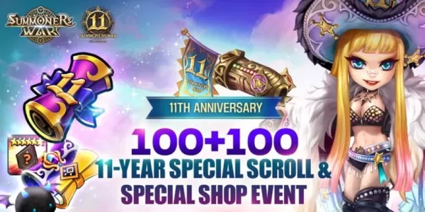 召唤战争：Sky Arena通过新的怪物，召唤活动和滚动赠品庆祝11周年