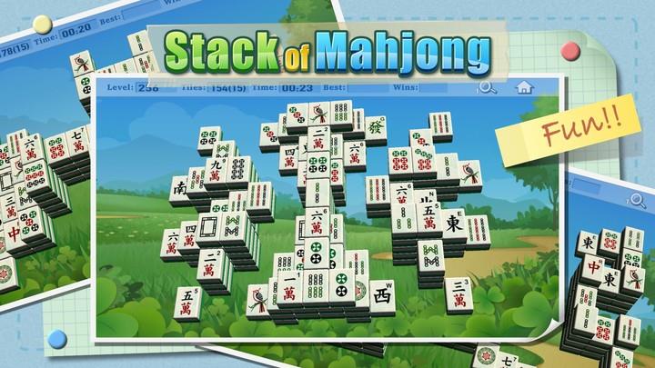 Stack of Mahjong ဖန်သားပြင်ဓာတ်ပုံ 1