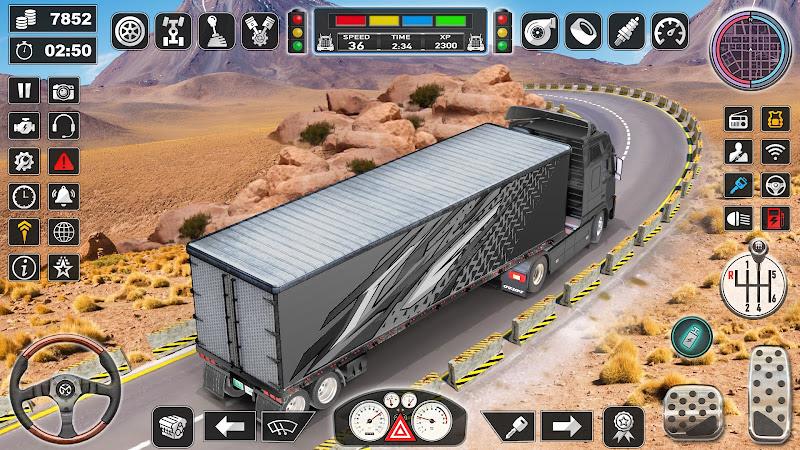 Truck Driving School Games Pro Tangkapan skrin 1