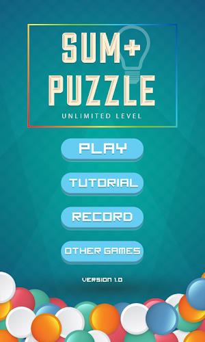 Sum+ Puzzle - Unlimited Level Zrzut ekranu 4