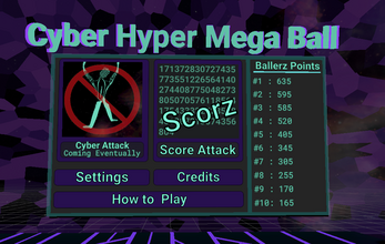 Cyber Hyper Mega Ball स्क्रीनशॉट 2