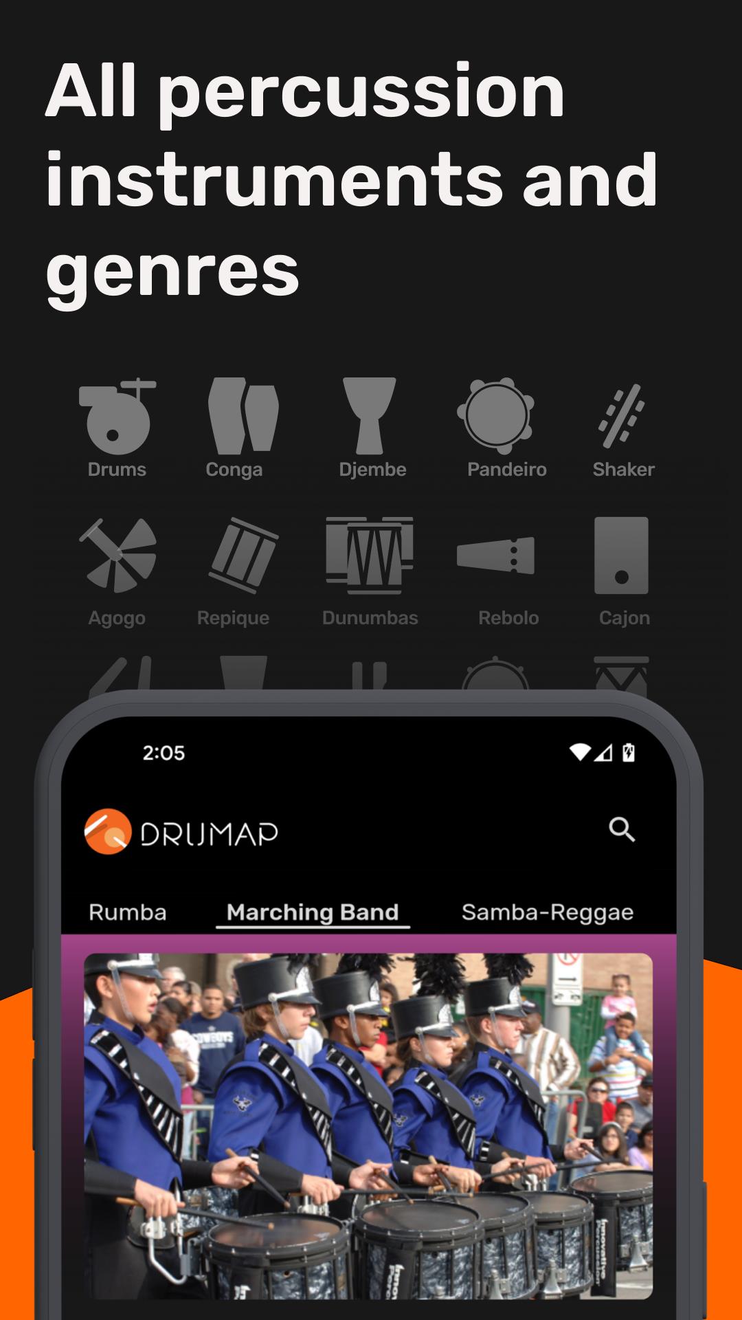 Drumap. The World of Rhythm স্ক্রিনশট 2