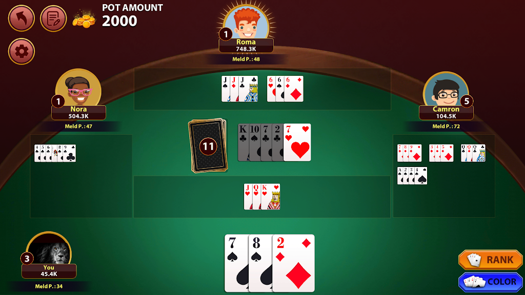 Rummy 500 : The Rummy Game 스크린샷 3
