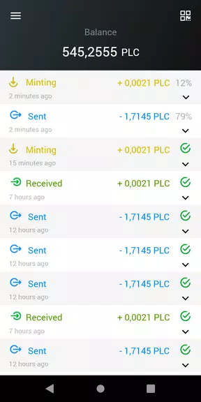 PLC Wallet Zrzut ekranu 1