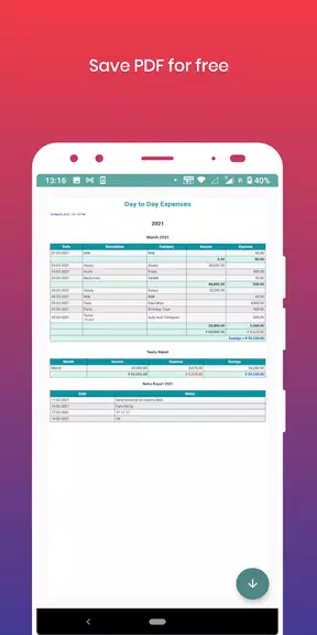 Day-to-day Expenses ဖန်သားပြင်ဓာတ်ပုံ 2