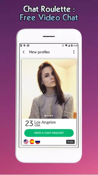 ChatRoulette - Free Video Chat Schermafbeelding 1