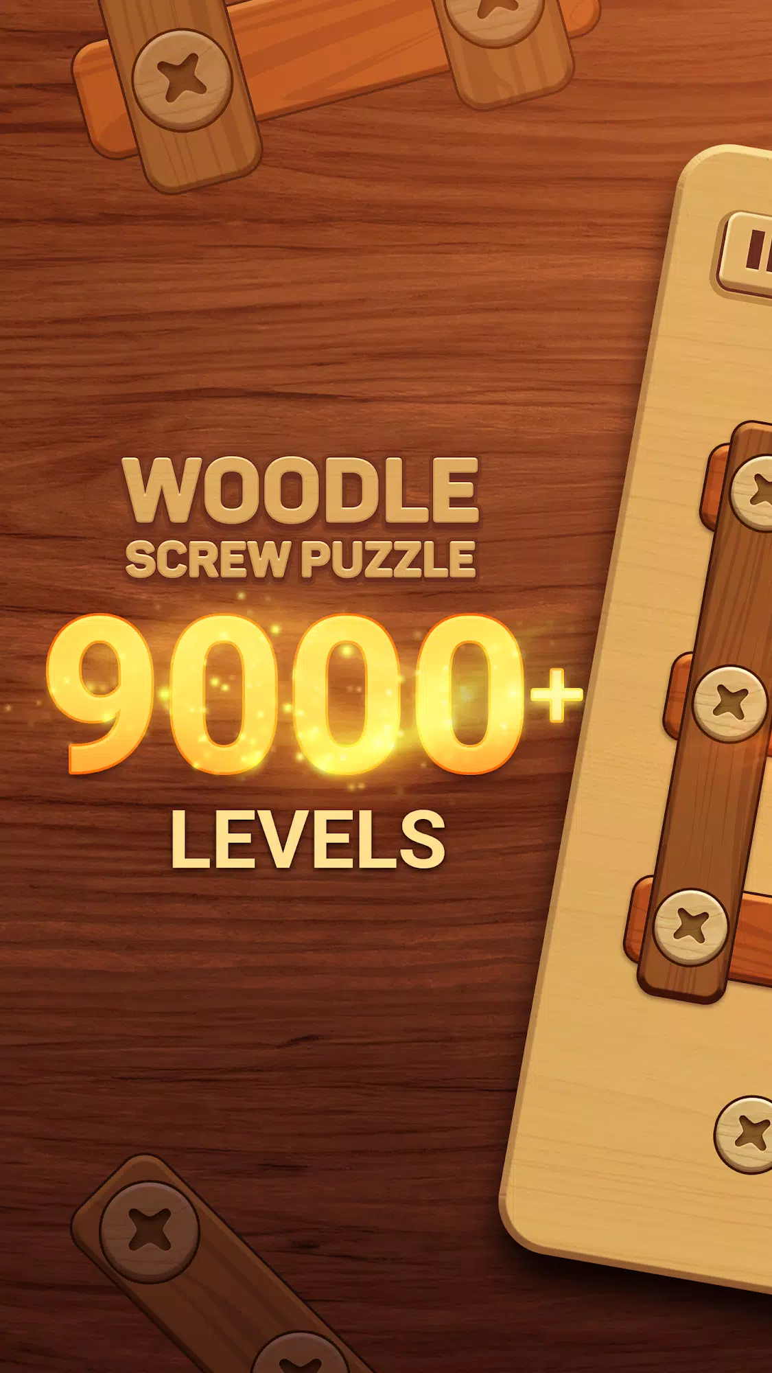 Woodle - Wood Screw Puzzle स्क्रीनशॉट 1