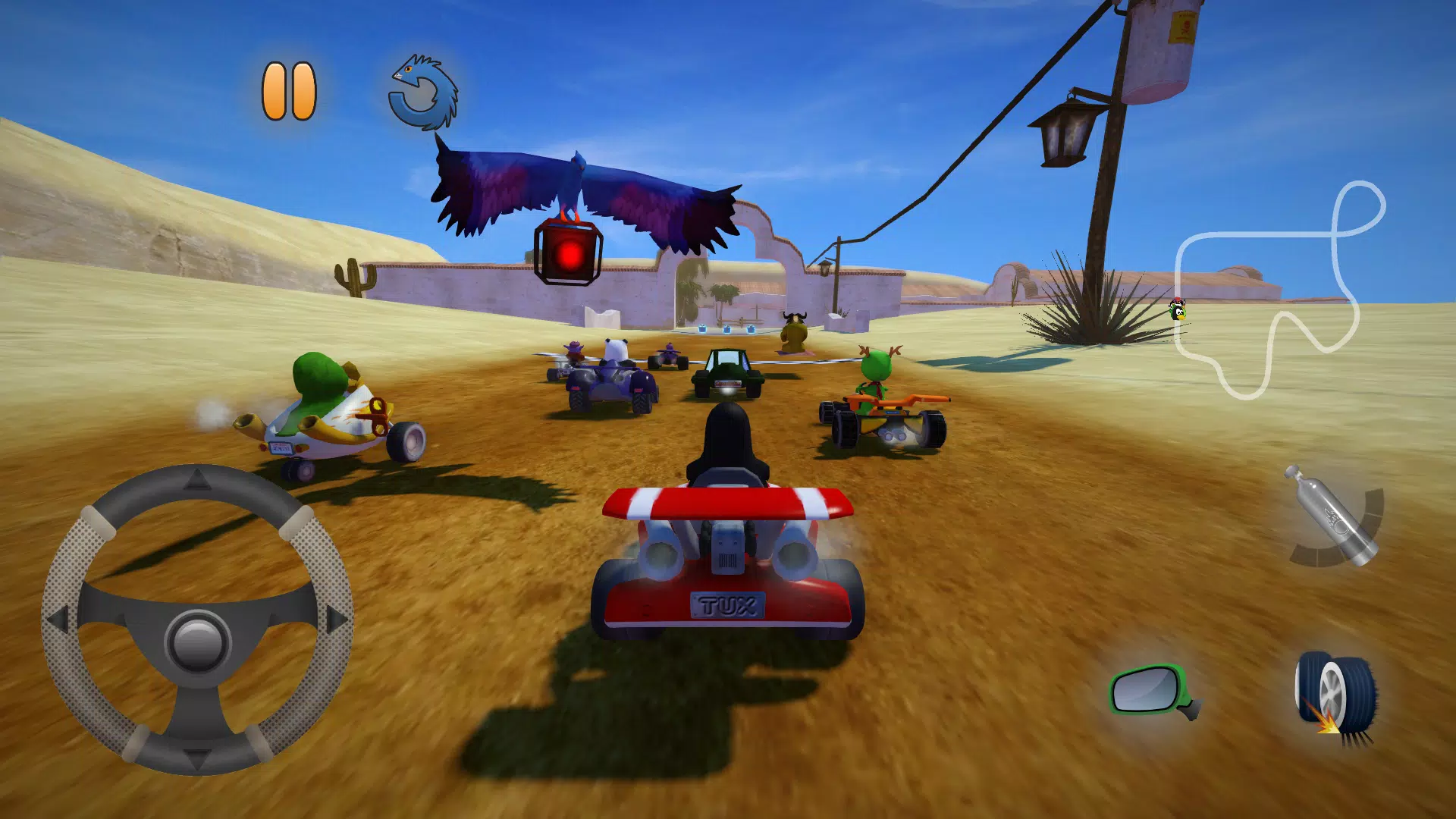 Schermata SuperTuxKart Beta 4