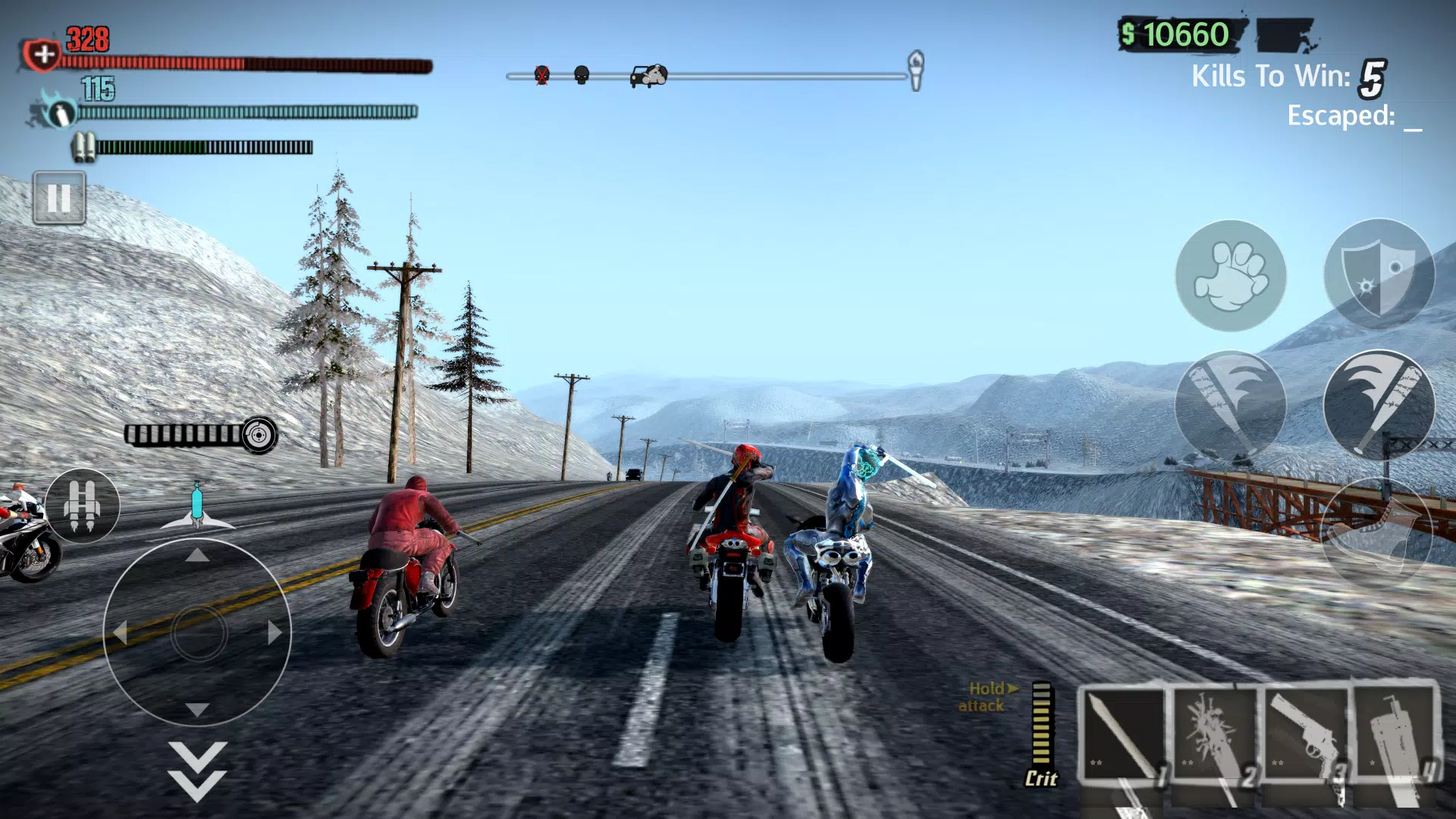 Road Redemption Mobile Schermafbeelding 1