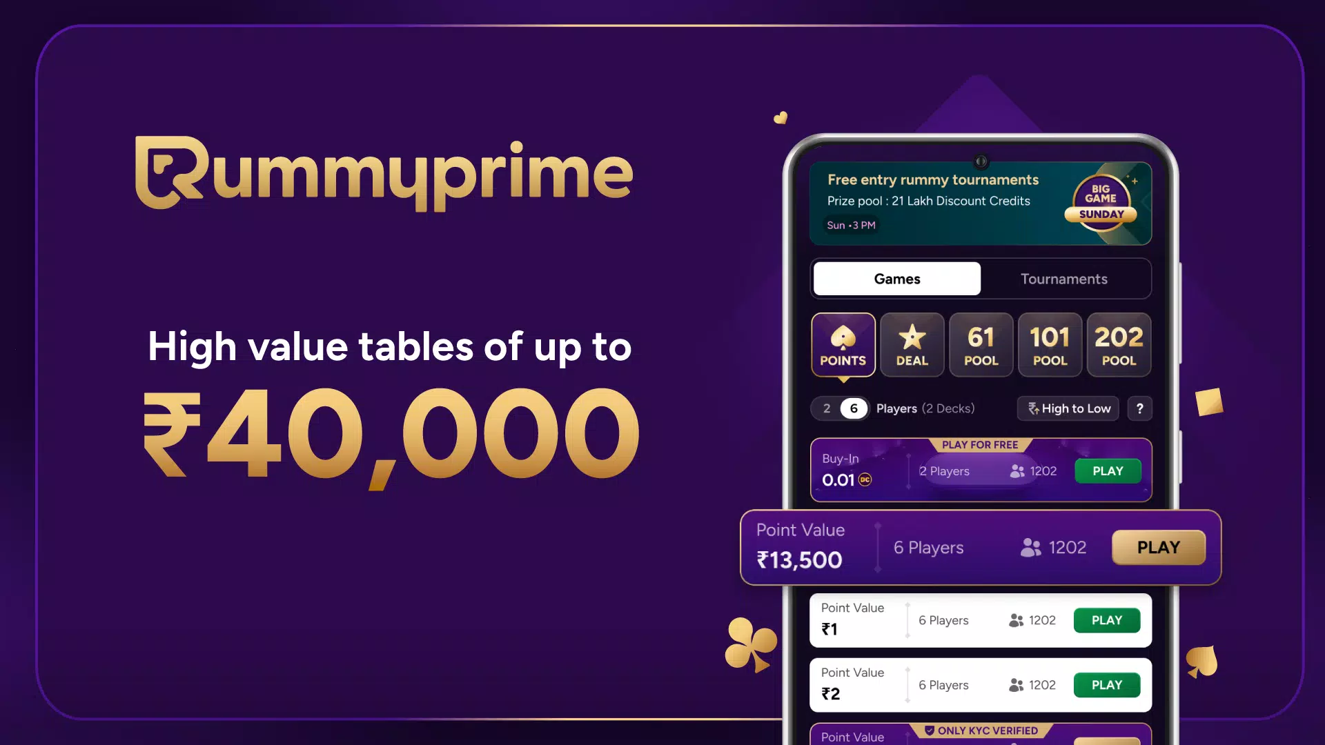 RummyPrime - Rummy Cash Game ภาพหน้าจอ 3