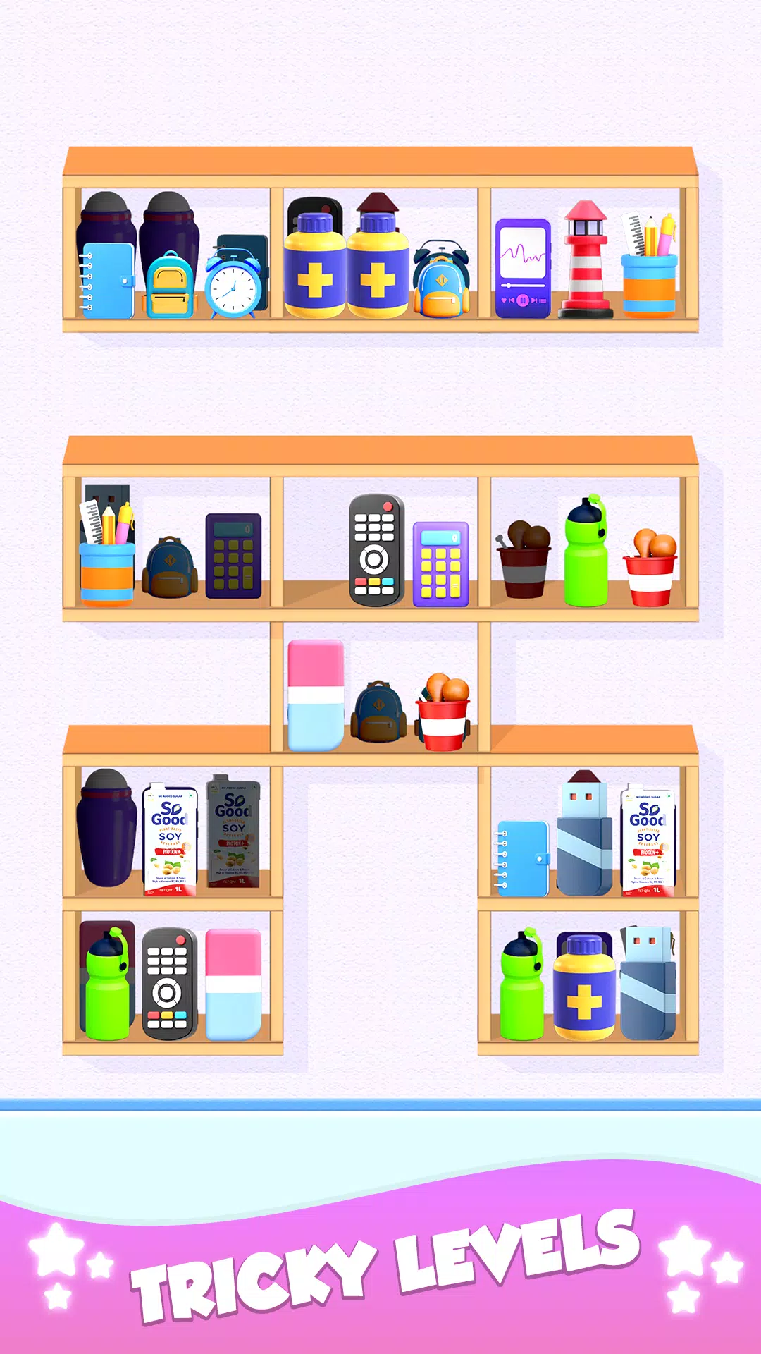 Schermata Closet Sort: Goods Match 3D 4