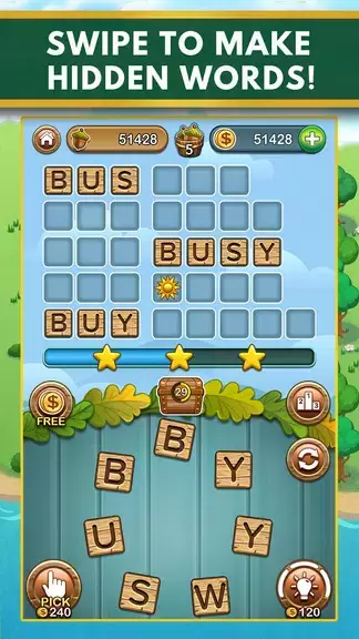 Word Forest: Word Games Puzzle スクリーンショット 1