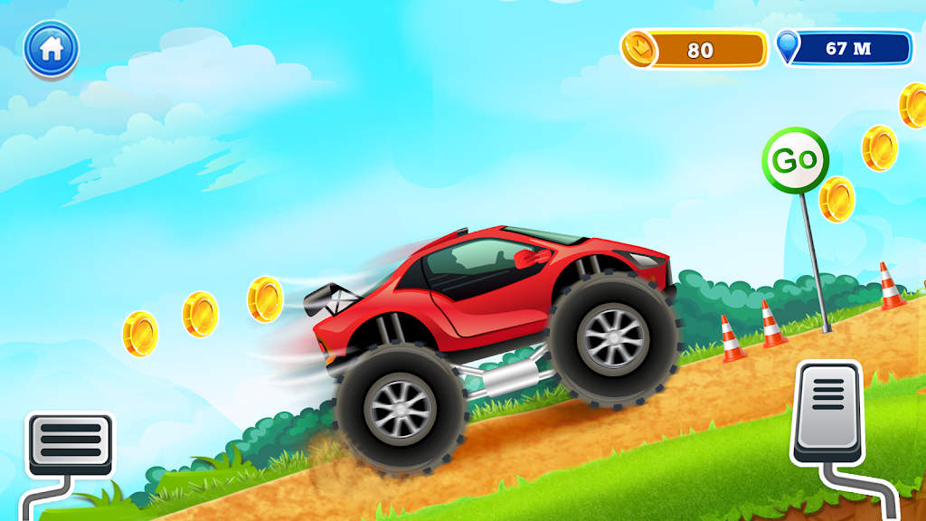 Uphill Races Car Game For Boys स्क्रीनशॉट 2