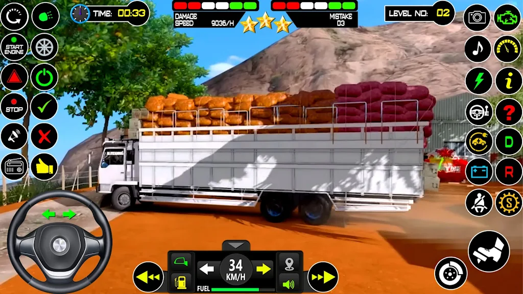 US Mud Truck Transport Game 3D Tangkapan skrin 3