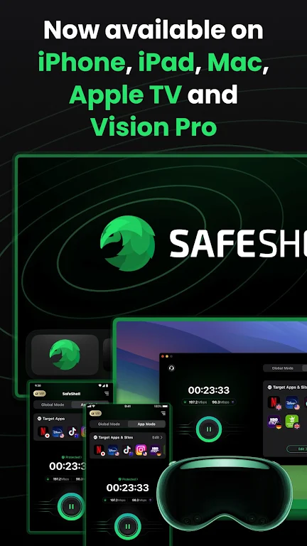 SafeShell VPN - Stream Freedom Скриншот 4