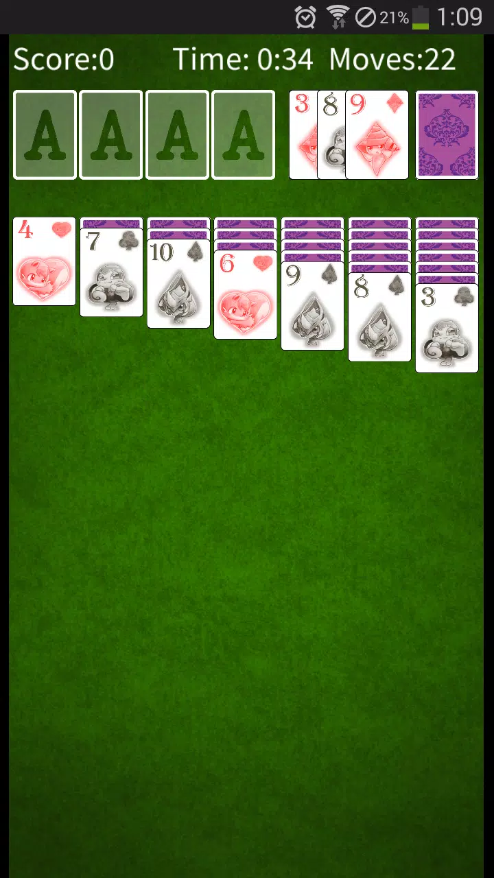 Solitaire Monsters Schermafbeelding 4