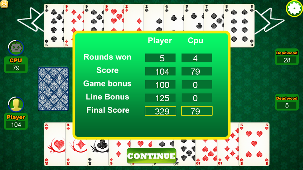Gin Rummy Pabroton Captura de pantalla 4