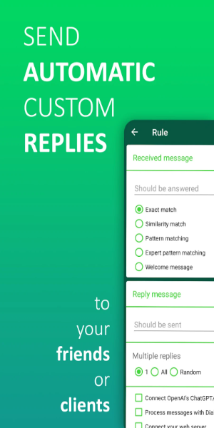 AutoResponder pour WhatsApp Capture d'écran 3