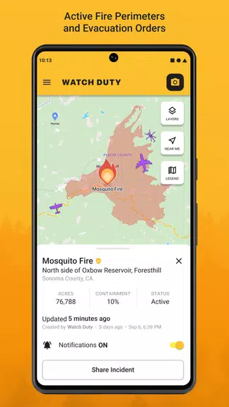 Schermata Watch Duty (Wildfire) 2