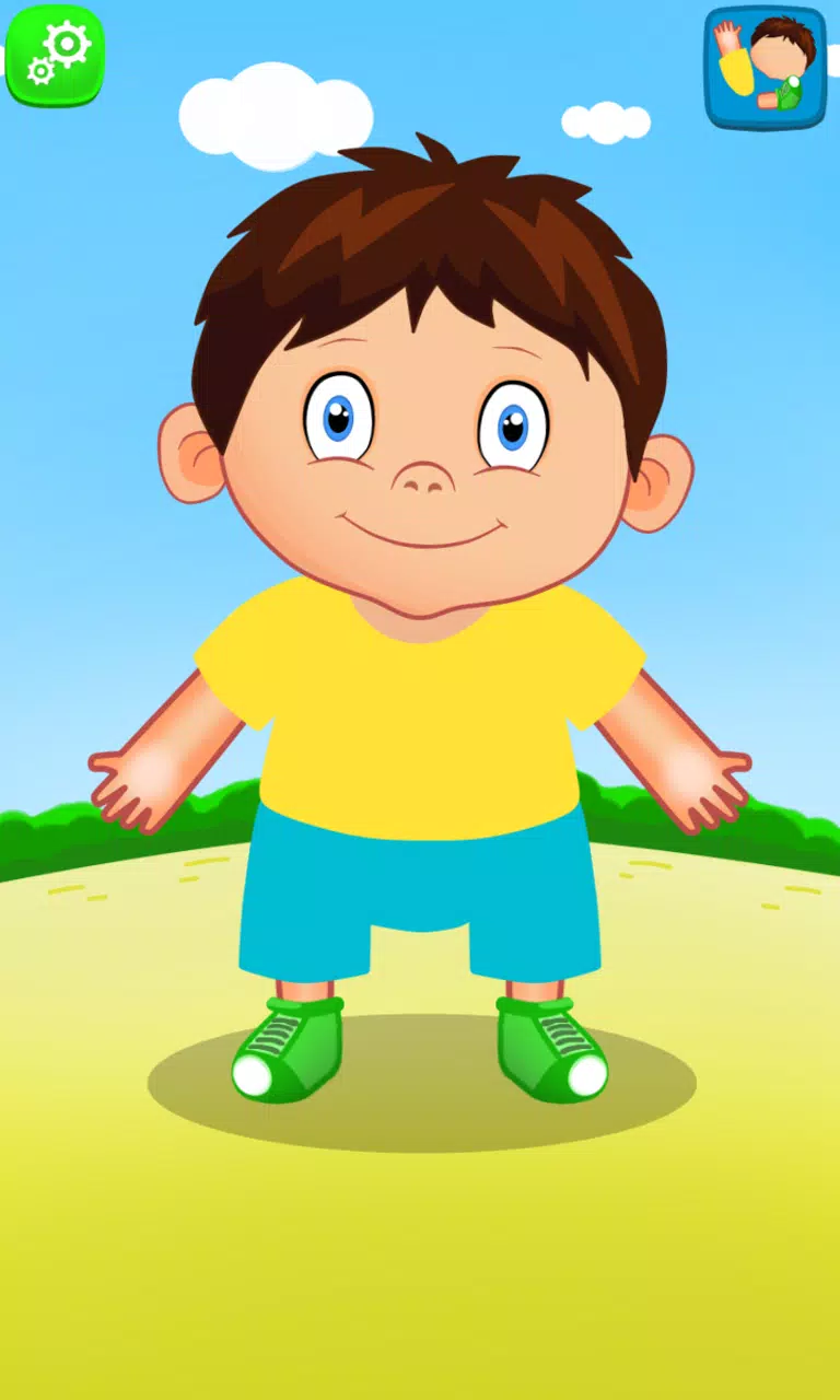 Body parts anatomy for kids Tangkapan skrin 1