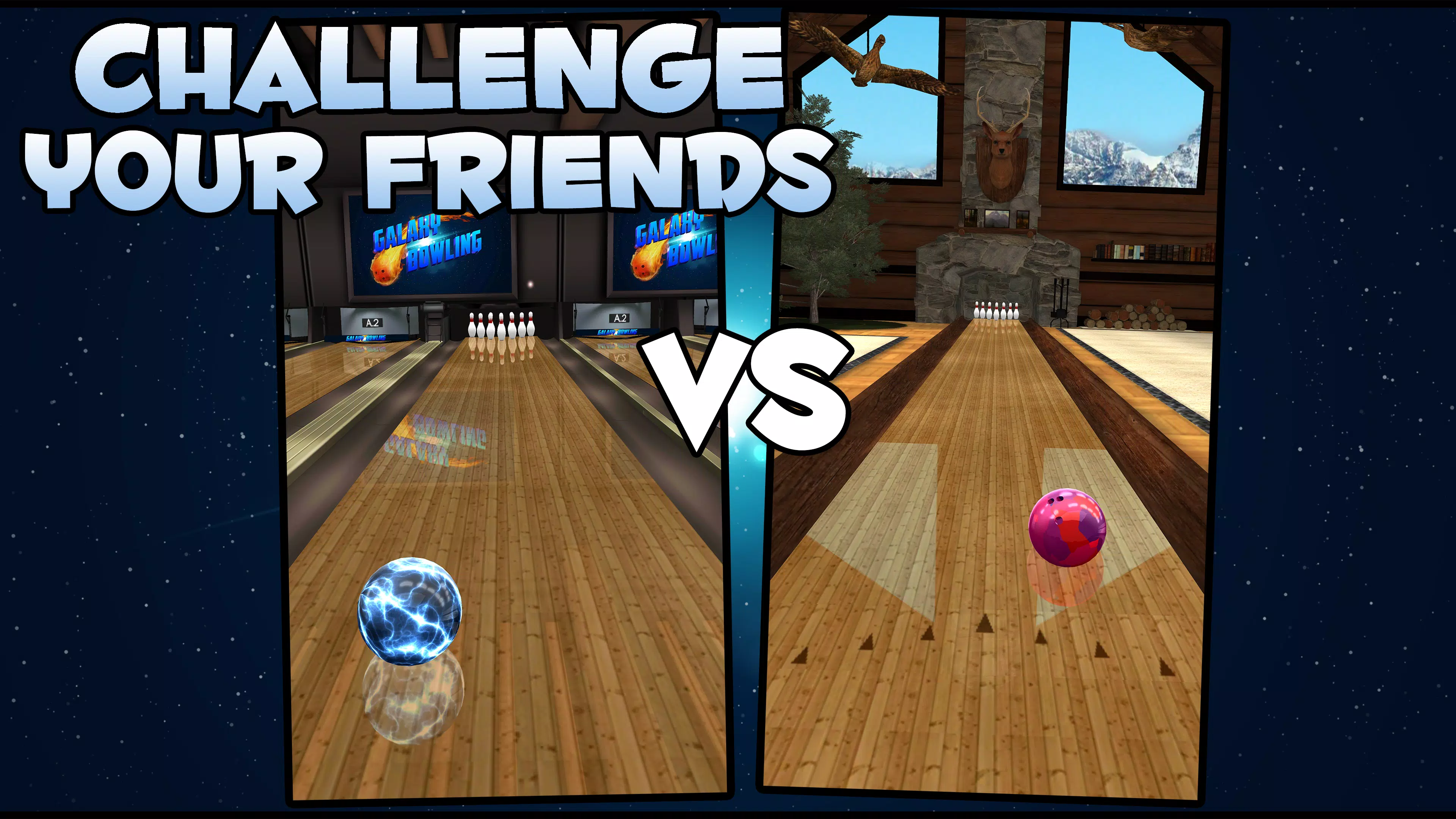 Galaxy Bowling 3D應用截圖第2張