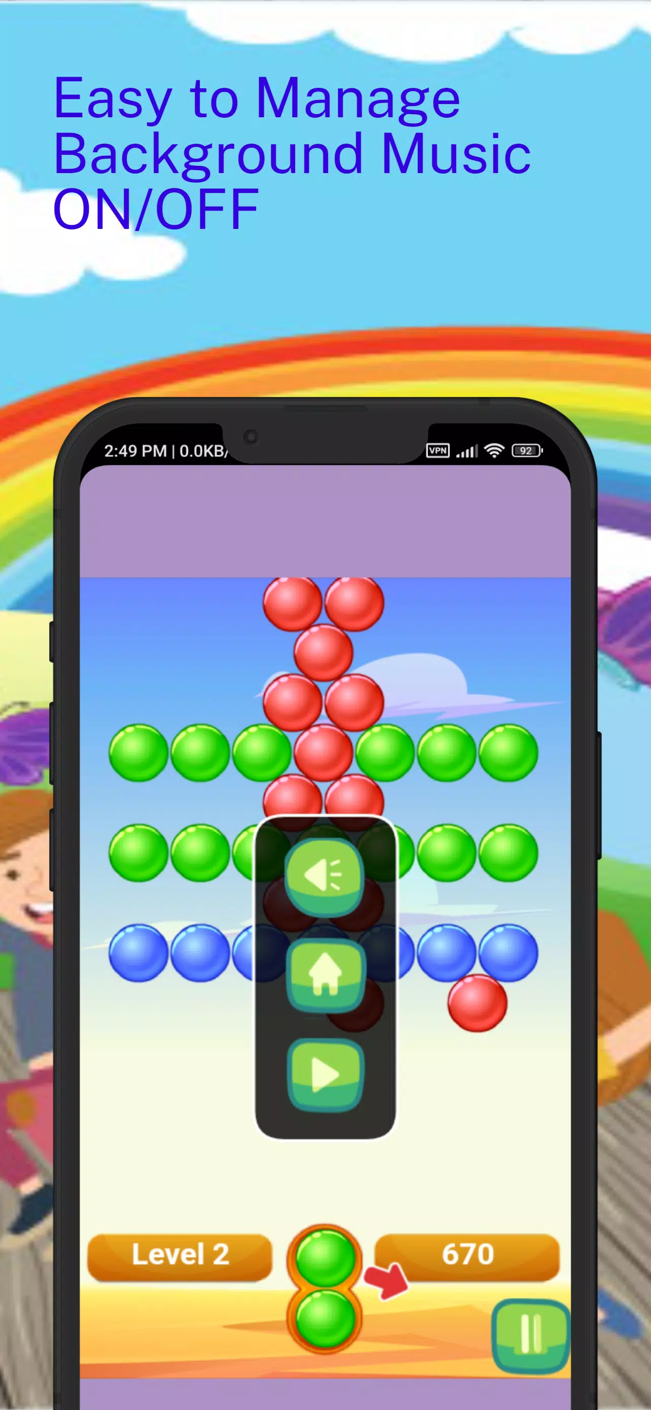 Sky Bubble Shooter : Rainbow স্ক্রিনশট 4