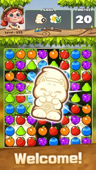 Fruits POP : Match 3 Puzzle Captura de pantalla 1