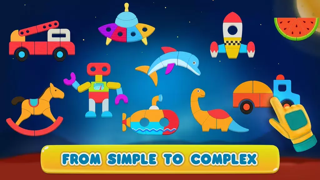 Cosmo Shapes Puzzles for kids ภาพหน้าจอ 3