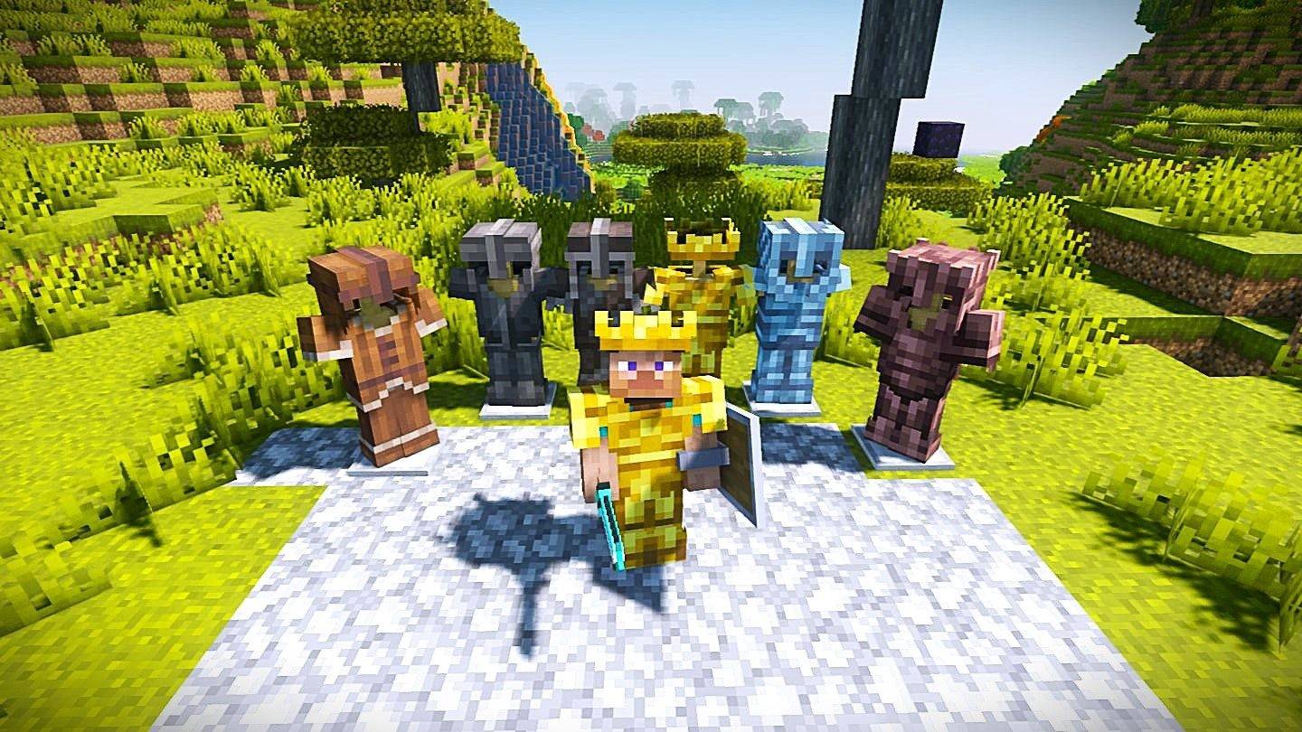 在Minecraft中存儲衣櫃：裝甲架解決方案