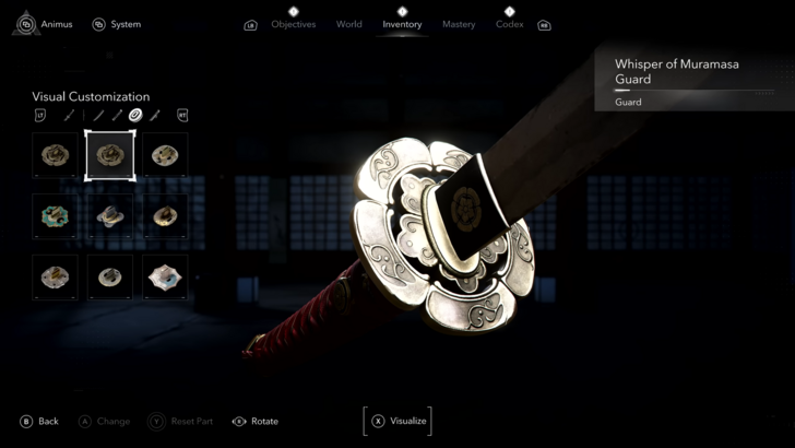 Assassin's Creed Shadows Weapon Customization