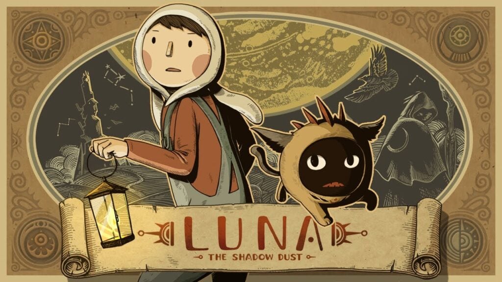 Handanimiertes Point-and-Click-Puzzle LUNA The Shadow Dust für Android