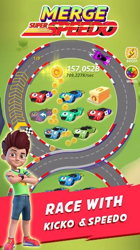 Merge Super Speedo - Kicko Car Tycoon Скриншот 2