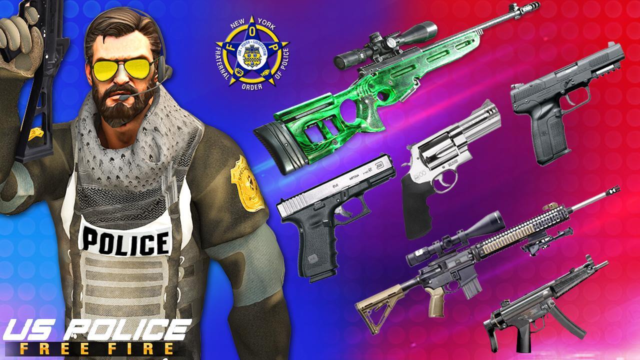 US Police Free Fire - Free Action Game Screenshot 3