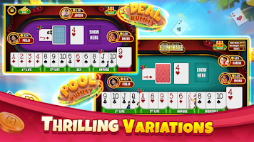 Indian Rummy Offline Card Game Captura de pantalla 3